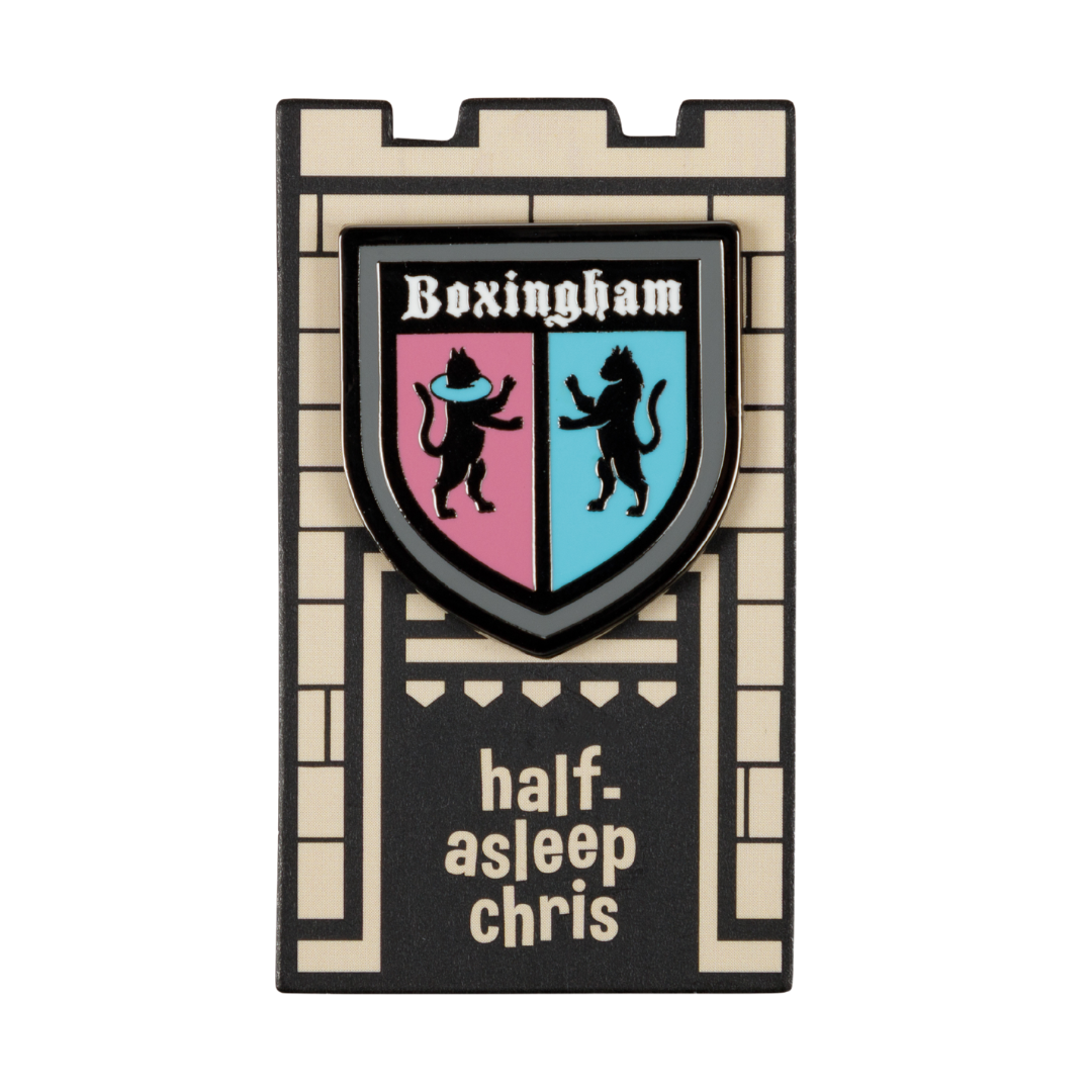 Boxingham Shield Enamel Pin